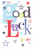 All the brightness and good feeling of Kingston come alive in this spirited good luck card, where the phrase 'Good Luck' is cast in a jubilant symphony of baby blue, brick red, vibrant green, and deep purple. The playful arrangement of large letters and swirling fonts brings to mind an artist's hand at work in one of Kingston's riverside studios. Dusky navy, tangy lime, and soft lilac stars skip across the white background-an echo of all the dreams and wishes carried across the Kingston Bridge. The card's smooth, quality texture appeals to touch, as pleasing and crisp as a fresh bouquet you'd find in a Flower Delivery Kingston window on Eden Street. This is the sort of heartfelt card you'd give a friend on the cusp of a new adventure-be it a university move, an important interview, or setting off on travels-offering not only luck, but the warm optimism and local pride that make Kingston's community truly special.